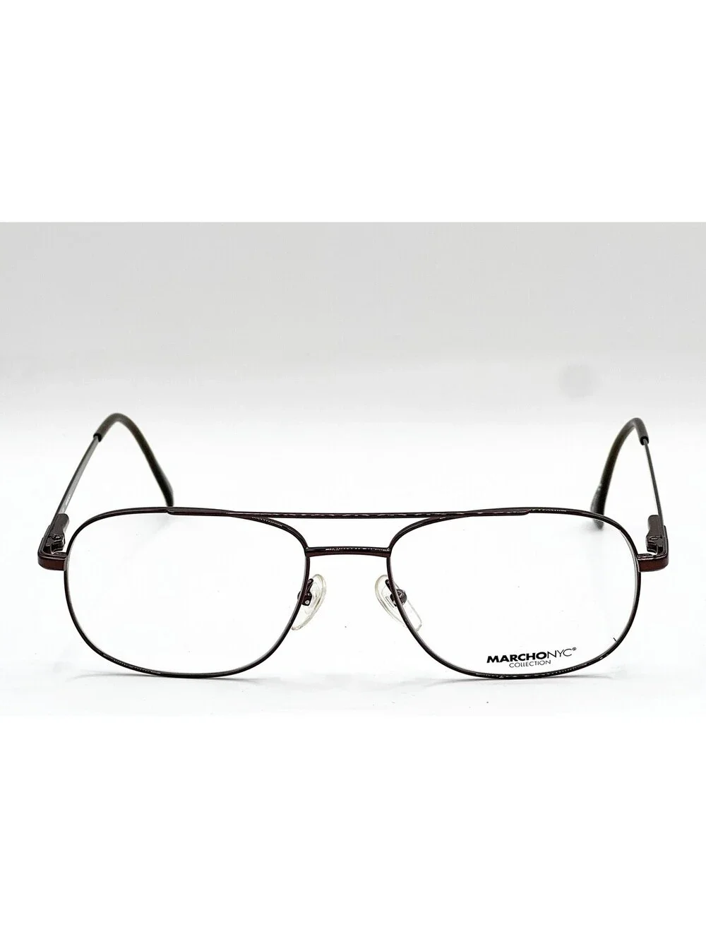 Marchon Nyc M1002 249 Brown Authentic Eyeglasses 55-17-145